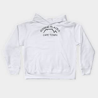 Going Places Cape Town with Table Mountain design Kids Hoodie